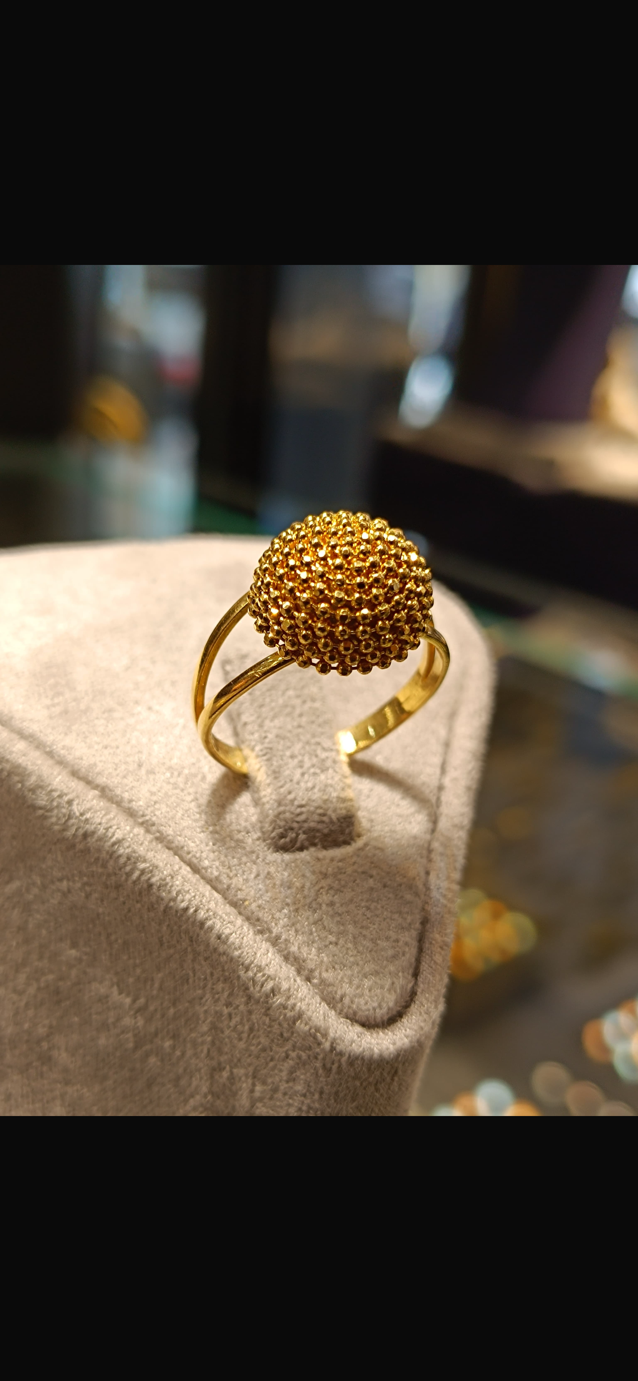 Parmak izi yüzük - 14K 5.09gr