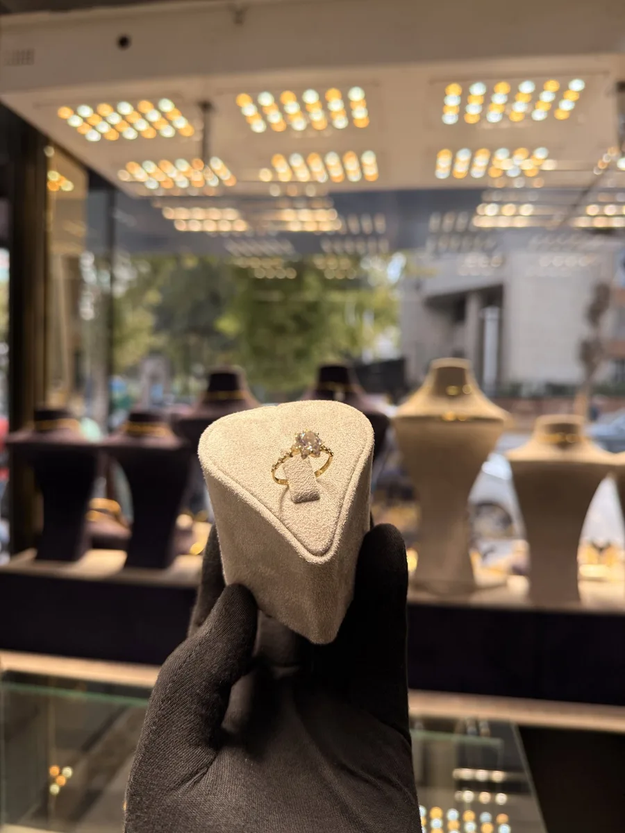 Lotus tektaş yüzük